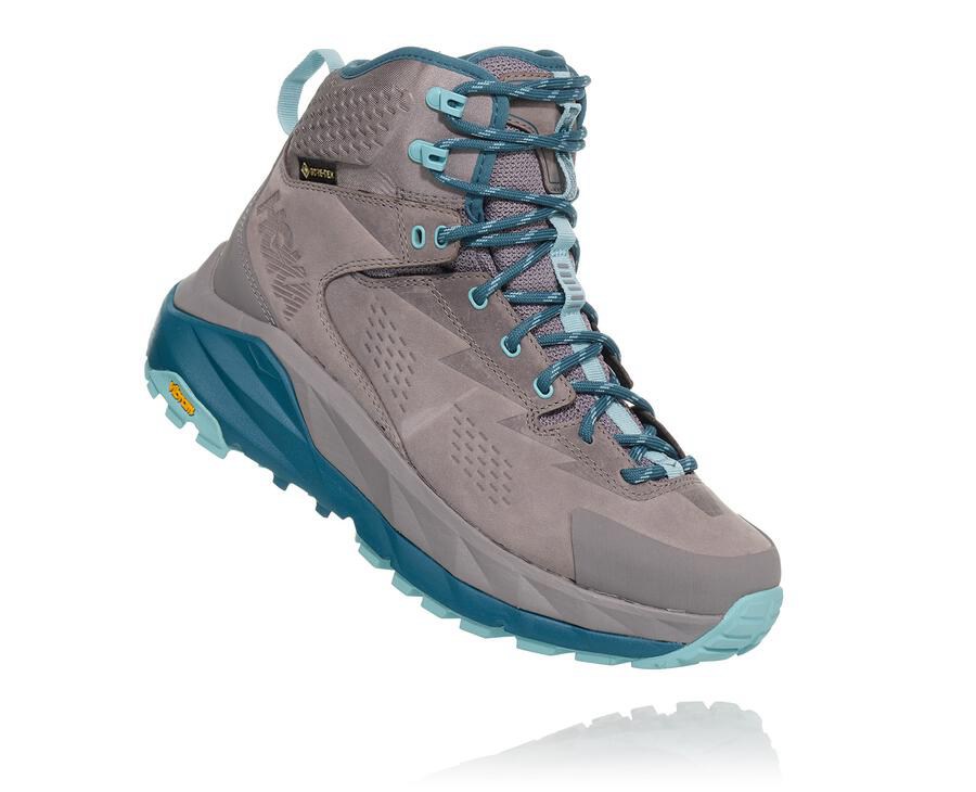 Botas De Montaña Hoka One One Mujer - Kaha Gore-Tex - Gris - AFH452036